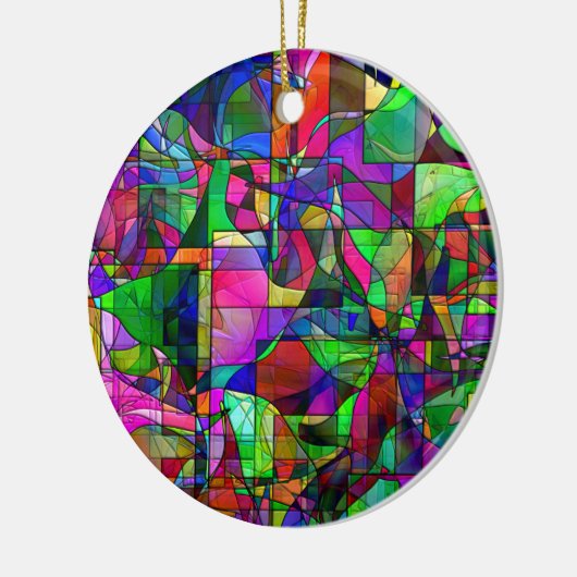 Abstracte versiering keramisch ornament (Links)