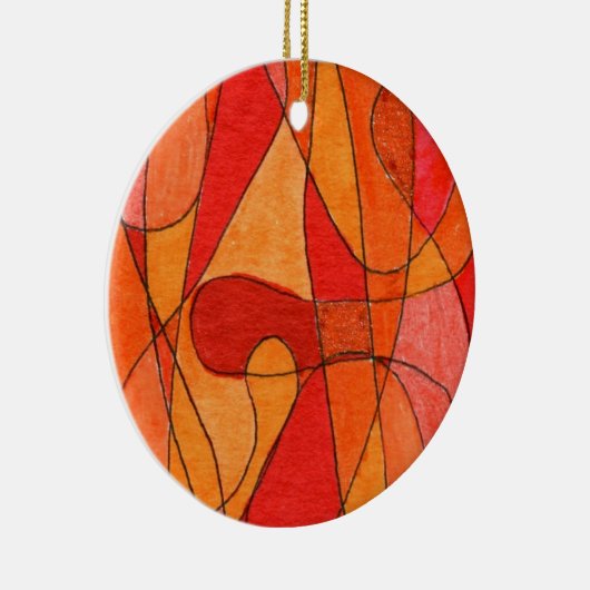 Abstracte versiering keramisch ornament (Rechts)