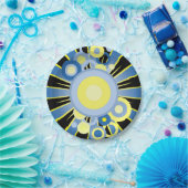 Abstracte versiering papieren bordje (Feest)