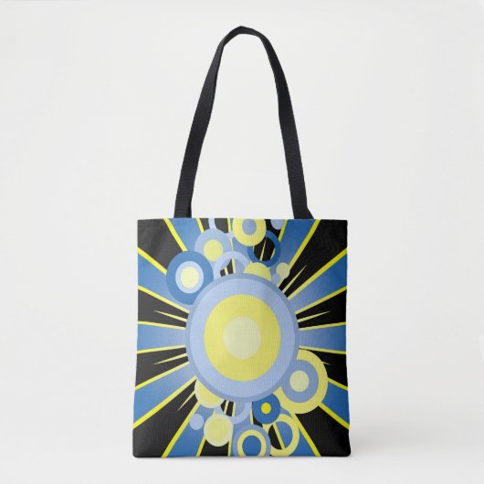 Abstracte versiering tote bag (Voorkant)