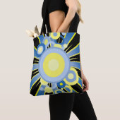 Abstracte versiering tote bag (Dichtbij)