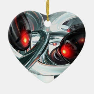 Abstracte versiering van turmoil keramisch ornament