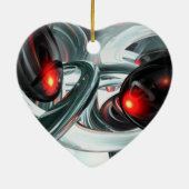 Abstracte versiering van turmoil keramisch ornament (Achterkant)