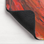 Abstracte Verticale Beweging in Rood Muismat (Hoek)