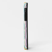 Abstracte verticale strepenpatroon Case-Mate iPhone case (Achterkant/links)
