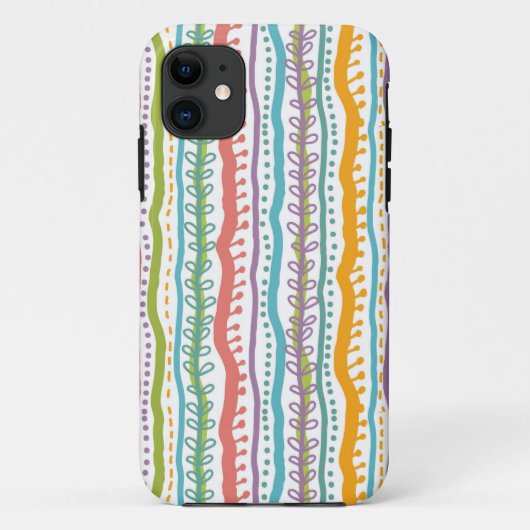 Abstracte verticale strepenpatroon Case-Mate iPhone case (Achterkant)