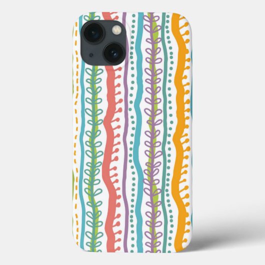 Abstracte verticale strepenpatroon Case-Mate iPhone case (Achterkant)