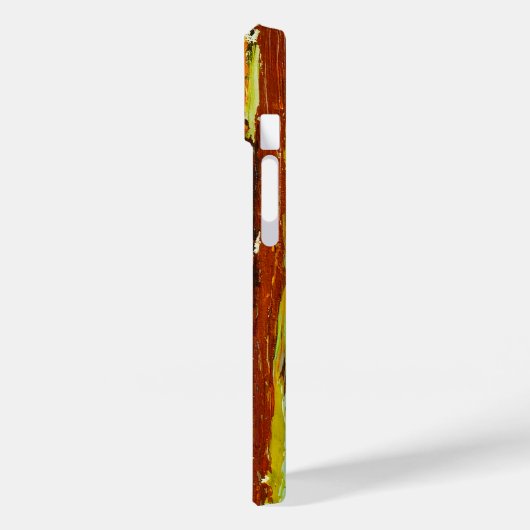 Abstracte verticale verfstreaks Case-Mate iPhone case (Achterkant / Links)