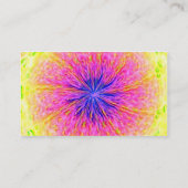 Abstracte vertraging visitekaartje (Achterkant)