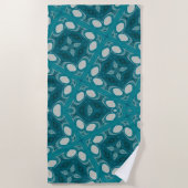 Abstracte vervagen strandlaken (Voorkant)