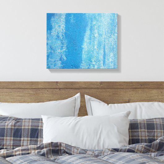 Abstracte vervagen textuur canvas afdruk (Insitu (Slaapkamer))