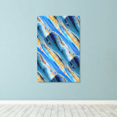 abstracte verweerde schuurplank canvas afdruk (Insitu (Houten vloer))