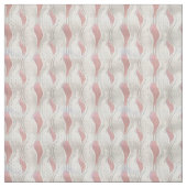 Abstracte Vette 3D metallisch Rood- & Cream-textuu Stof (Swatch)