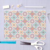 Abstracte viares Retro Patroondepagina Tissuepapier (Craft)