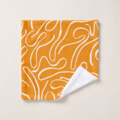 Abstracte Vibe Patroon Bad Handdoek (Wasdoekje)
