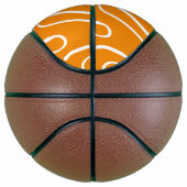 Abstracte Vibe Patroon Basketbal (Rechts)