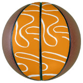 Abstracte Vibe Patroon Basketbal (Verticaal)