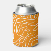 Abstracte Vibe Patroon Blikjeskoeler (Blikje Voorkant)