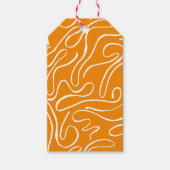 Abstracte Vibe Patroon Cadeaulabel (Voorkant)