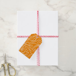 Abstracte Vibe Patroon Cadeaulabel