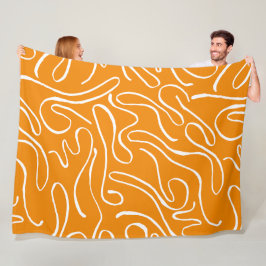 Abstracte Vibe Patroon Fleece Deken