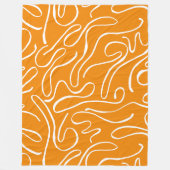 Abstracte Vibe Patroon Fleece Deken (Voorkant)