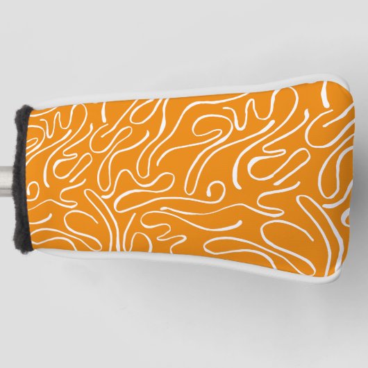 Abstracte Vibe Patroon Golfheadcover (Voorkant)
