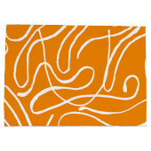 Abstracte Vibe Patroon Groot Cadeauzakje (Achterkant)