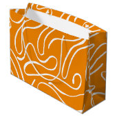 Abstracte Vibe Patroon Groot Cadeauzakje (Achterkant Gekanteld)