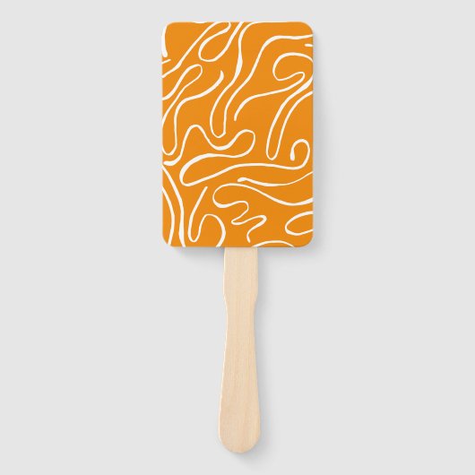 Abstracte Vibe Patroon Handwaaier (Voorkant)