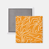 Abstracte Vibe Patroon Magneet (Voorkant / Achterkant)