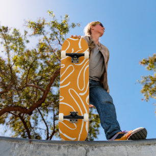 Abstracte Vibe Patroon Persoonlijk Skateboard