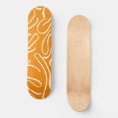 Abstracte Vibe Patroon Persoonlijk Skateboard (Voorkant)
