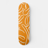 Abstracte Vibe Patroon Persoonlijk Skateboard (Voorkant)