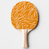 Abstracte Vibe Patroon Tafeltennisbatje (Achterkant)