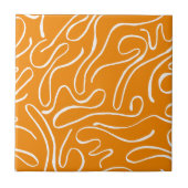 Abstracte Vibe Patroon Tegeltje (Voorkant)
