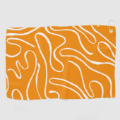 Abstracte Vibes Patroon Golfhanddoek (Horizontaal)