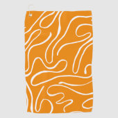 Abstracte Vibes Patroon Golfhanddoek (Voorkant)