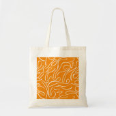 Abstracte Vibes Patroon Tote Bag (Voorkant)