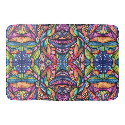 Abstracte videodoodle badmat (Voorkant)