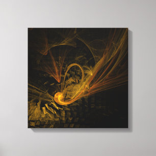 Abstracte vierkanaasafdruk doorbrekend punt canvas afdruk
