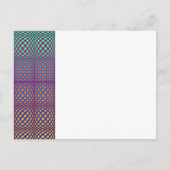 Abstracte vierkant 2 briefkaart (Voorkant)