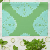 ABSTRACTE VIERKANTE BL WYCINANKI THEEDOEK (Gevouwen)