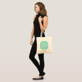 ABSTRACTE VIERKANTE BL WYCINANKI TOTE BAG (Voorkant (model))