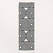 abstracte vierkante cirkels yogamat (Voorkant)