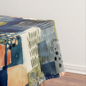 Abstracte vierkante patronen tafelkleed (Voorbeeld)