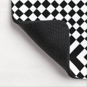 Abstracte vierkante pseudo schaaktafel muismat (Hoek)