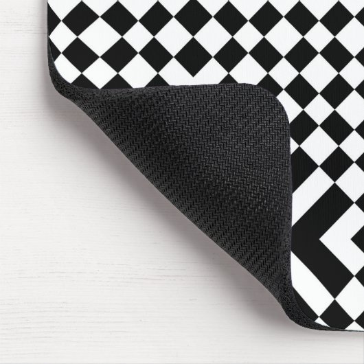 Abstracte vierkante pseudo schaaktafel muismat (Hoek)