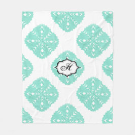 ABSTRACTE VIERKANTE WYCINANKI FLEECE DEKEN