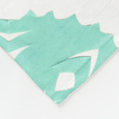 ABSTRACTE VIERKANTE WYCINANKI FLEECE DEKEN (Hoek)